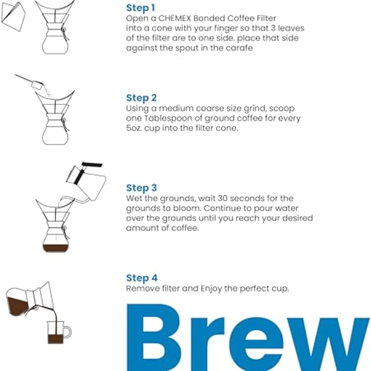 Chemex Drip Coffee Maker 1 -3 Cup – Bild 5