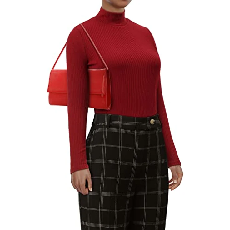 Picard Auguri, Handtasche in Rot, elegante Abendtasche mit abknöpfbarem Henkel und vielseitigem Design – Bild 5