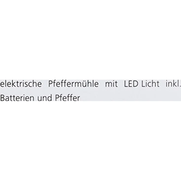 Zassenhaus Salz und Pfeffermühle Elektrisch GERA | Keramikmahlwerk | | rostfreier Edelstahl | präzise einstellbarer Mahlgrad | inkl. Pfefferfüllung und Batterien | Gewürzmühle | Ø 6 x 20 cm – Bild 3