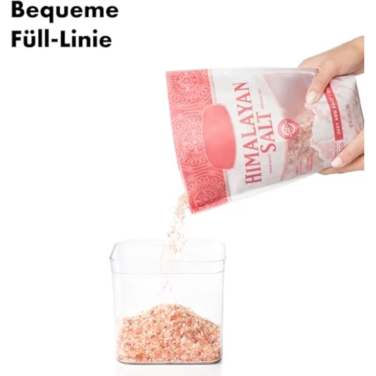 OXO Good Grips POP-Behälter ? luftdichte, stapelbare Aufbewahrung von Lebensmitteln ? 0,2 L für Kräuter, Gewürze und mehr – Bild 5