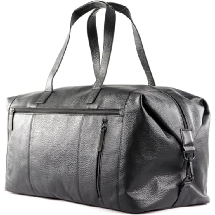 Jost Stockholm Weekender Reisetasche, 50 cm, 100% Leder, schwarz – Bild 4
