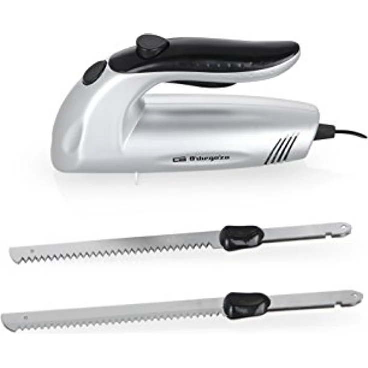 Orbegozo CU 3800 - Elektrisches Messer, 150 W, doppeltes Messer mit Rillen, Sicherheitsschalter, Klinge für gefrorene Speisen – Bild 3