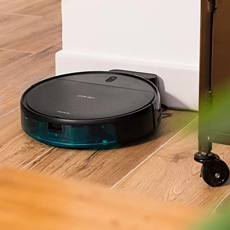Cecotec Conga M10 Advance Aqua Pro, Roboterstaubsauger mit Gyroskop und Seitenbürste, Schwarz, 150 min Akkulaufzeit – Bild 2
