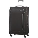 American Tourister Holiday Heat Spinner 79.5 cm, 3.8 KG, 108 L, Schwarz - Leichter Koffer mit gut organisierter Innenaufteilung und integriertem TSA-Zahlenschloss
