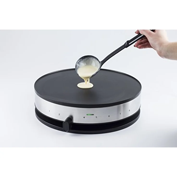 Caso 2930 CM 1300 Design Crepes Maker mit extra großer Bratfläche, Durchmesser 33 cm, 1300 W – Bild 5