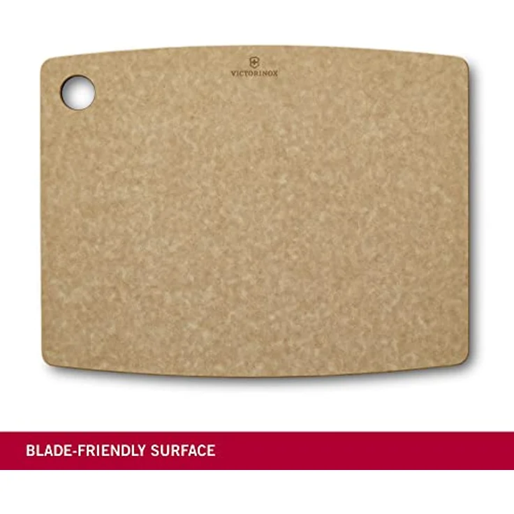Victorinox Schneidebrett Kitchen Saftrille, 36.8 cm x 28.5 cm, Beige – Bild 2