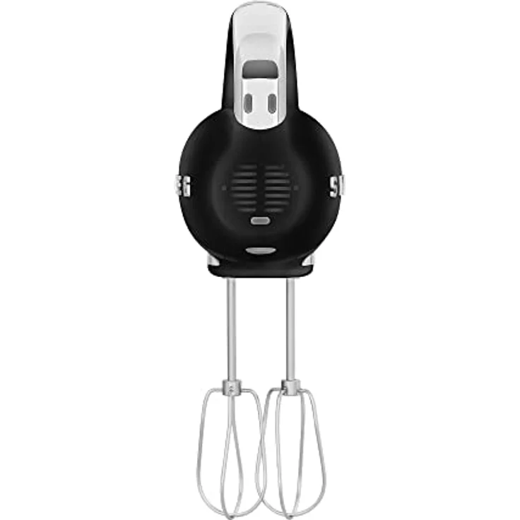 Smeg HMF01BLEU Handmixer im 50er Jahre, 250W, 9 Geschwindigkeiten, Kunststoff, schwarz – Bild 3