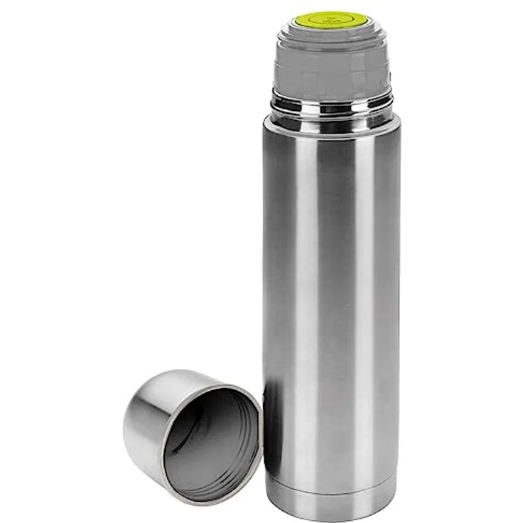 Ibili Thermoskanne 350 ml aus Edelstahl, silber, 21 x 7 x 7 cm – Bild 2