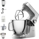 Kenwood KVL85.704SI Titanium Chef Baker XL Küchenmaschine, 1200W, 5L,7L Schüssel, silber, Serie: Titanium Chef Baker XL
