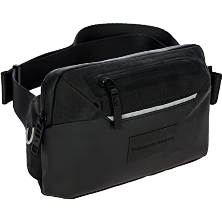 Porsche Design Urban Eco Gürteltasche, schwarz, 23 cm x 3 cm x 13.5 cm, 100% Polyester – Bild 2