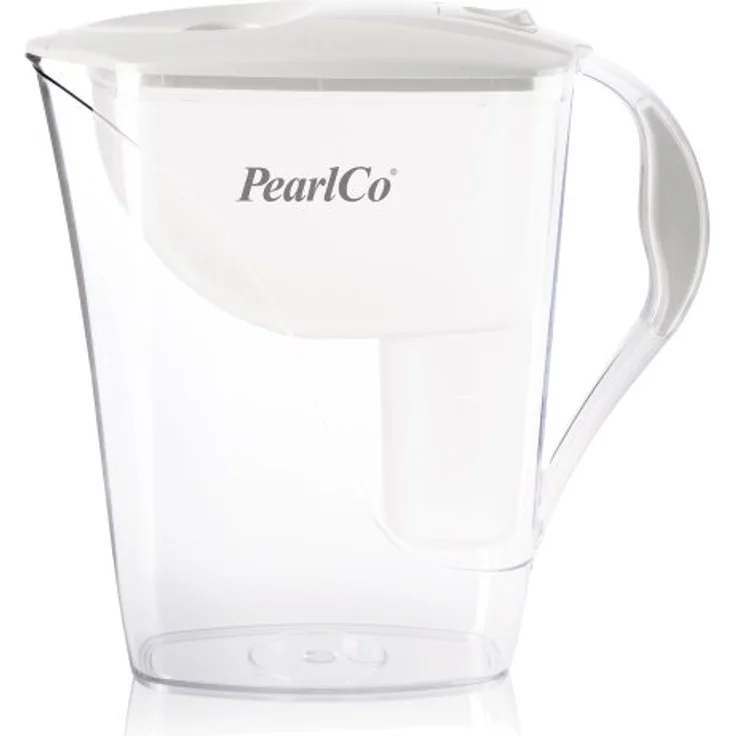 Fashion-Wasserfilter PearlCo (weiß) mit 3 Classic Filterkartuschen - Reduzierung von Kalk, Chlor, Blei & Kupfer - kompatibel zu Brita Classic - Made in EU – Bild 2