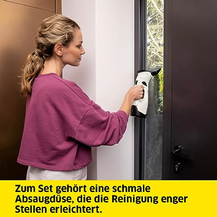 Kärcher WV 2 Plus N, Fensterreiniger, Schwarz, Weiss – Bild 3