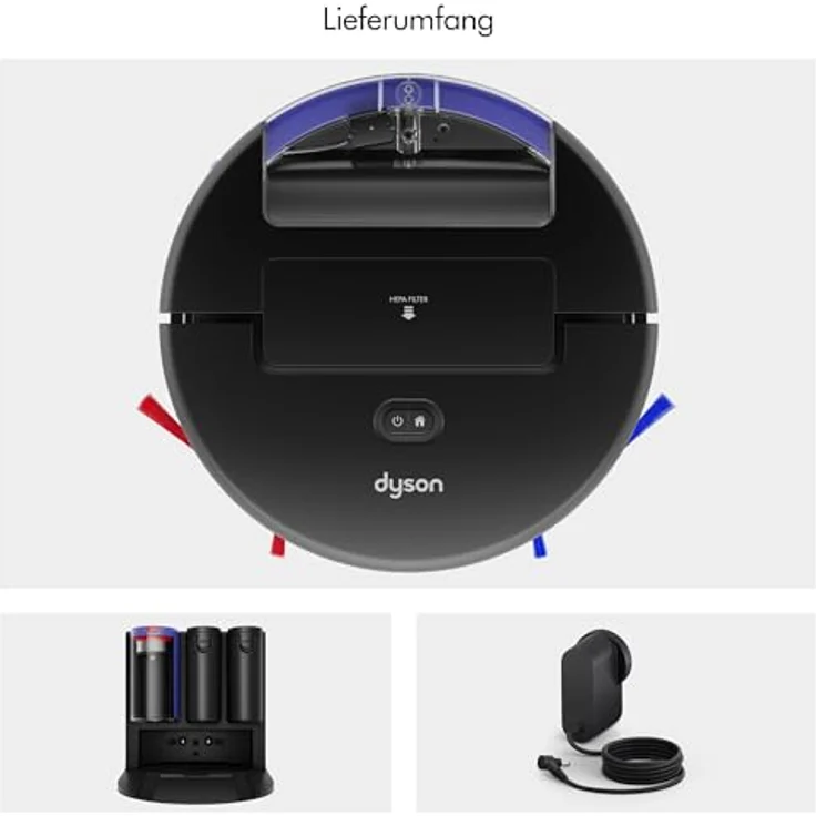 Dyson Saugroboter spot+scrub Ai, beutellos, 18.000 Pa Saugkraft, intelligente KI-Navigation und Nassreinigung – Bild 4