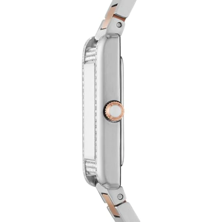 Emporio Armani Damen Quarz Uhr mit Edelstahl Armband AR11626, 32mm Gehäuse, 2-Zeiger-Analoganzeige, Perlmutt-Zifferblatt, wasserdicht bis 50m – Bild 3