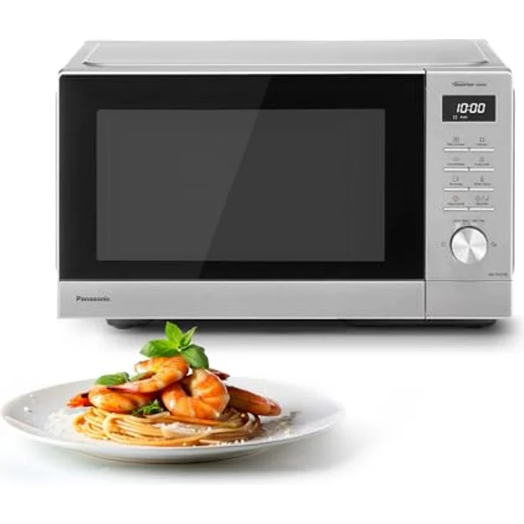 Panasonic NN-SD37QSEPG, Mikrowelle mit 29 l Garraum und Inverter Technologie, 10 Automatikprogramme – Bild 1