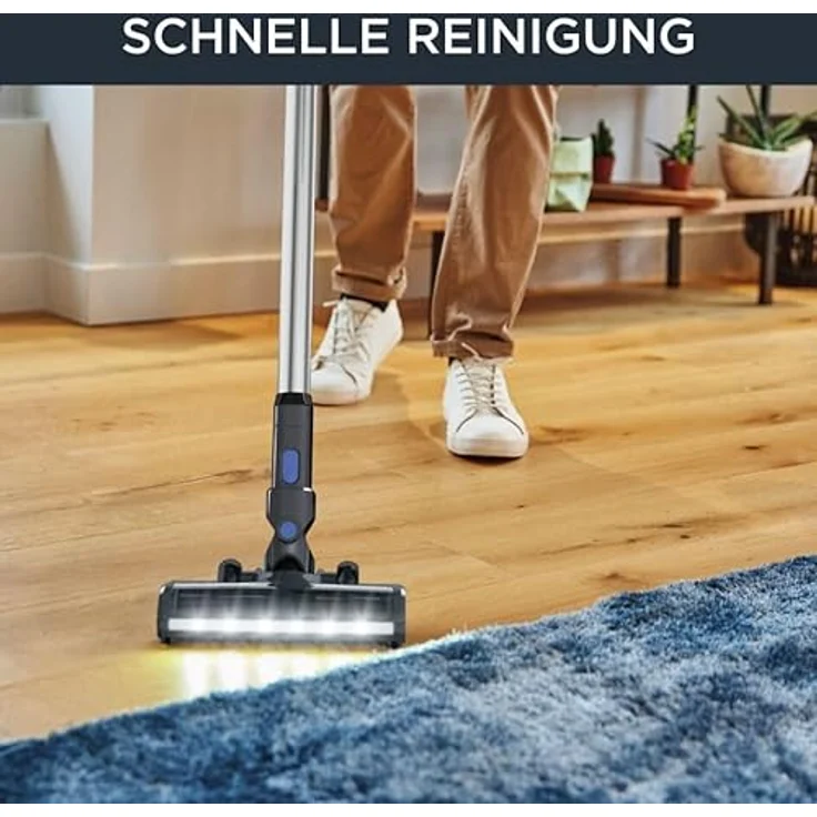 Rowenta Elektrobesen ohne Kabel und ohne Beutel Grigia & Blu – Bild 5