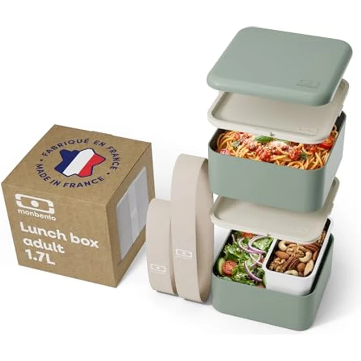 Monbento Square - A Bento Box, Lunchbox, Grün – Bild 2