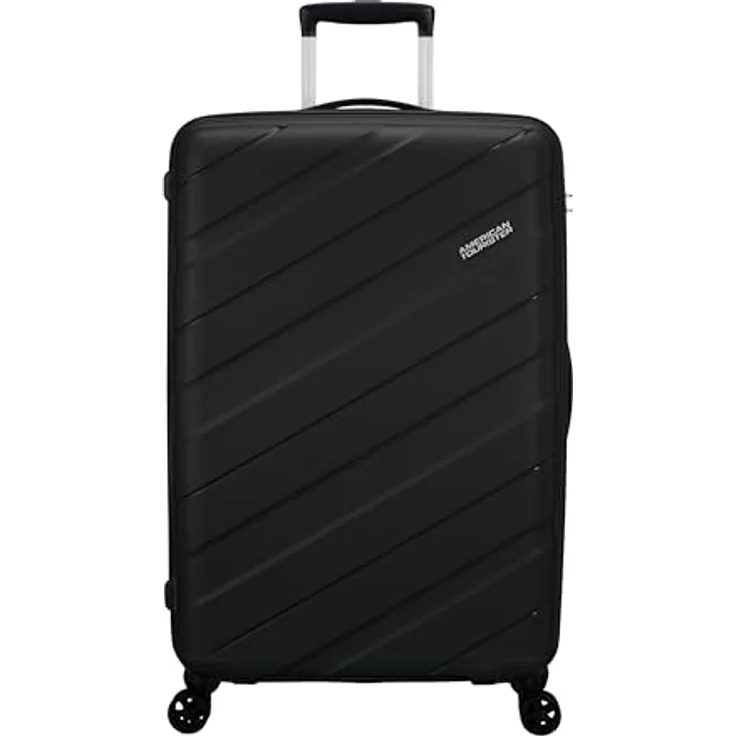American Tourister Jetdriver 3.0, Großer Spinner Koffer 77cm (100L, 3,70 kg) in Schwarz für zweiwöchige Reisen – Bild 1