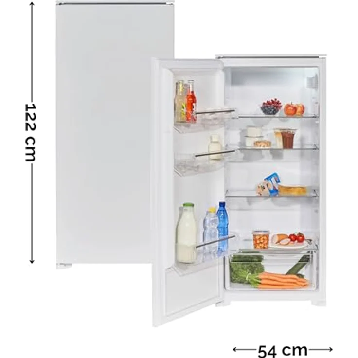 Wolkenstein WKS225.0EEB, Einbaukühlschrank mit 199 l Nutzinhalt, 39 dB, Energieeffizienzklasse E, Weiß – Bild 2