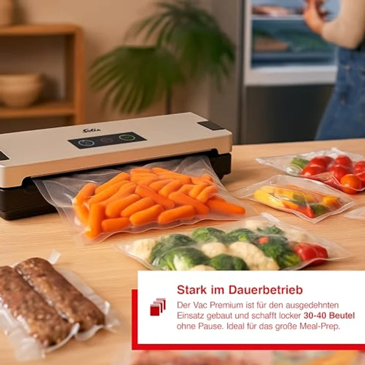 Solis Vakuumiergerät, Für trockene, feuchte und empfindliche Lebensmittel, Vac Smart (Typ 577) – Bild 6