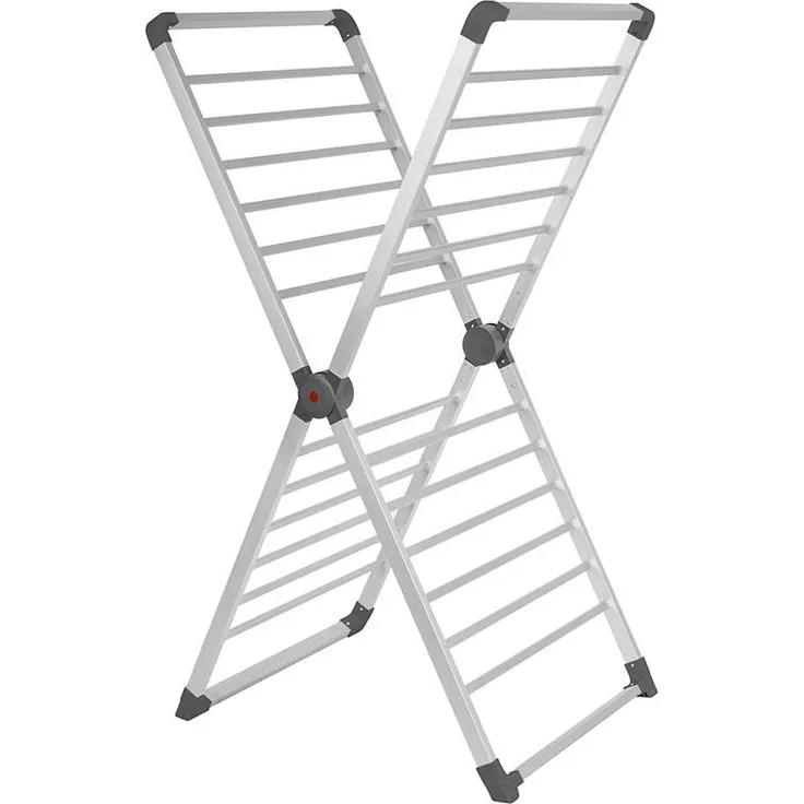 N'OVEEN Elektrischer Wäschetrockner ECD40, klappbar, 10 kg Belastbarkeit, Aluminium und Technopolymer, integrierter Kondenswasserauslass, IP22 Schutz