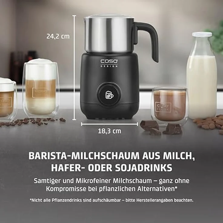 Caso 1667 PremiumLatte XL, Milchaufschäumer mit großem Fassungsvermögen und schneller Aufschäum-Funktion – Bild 3
