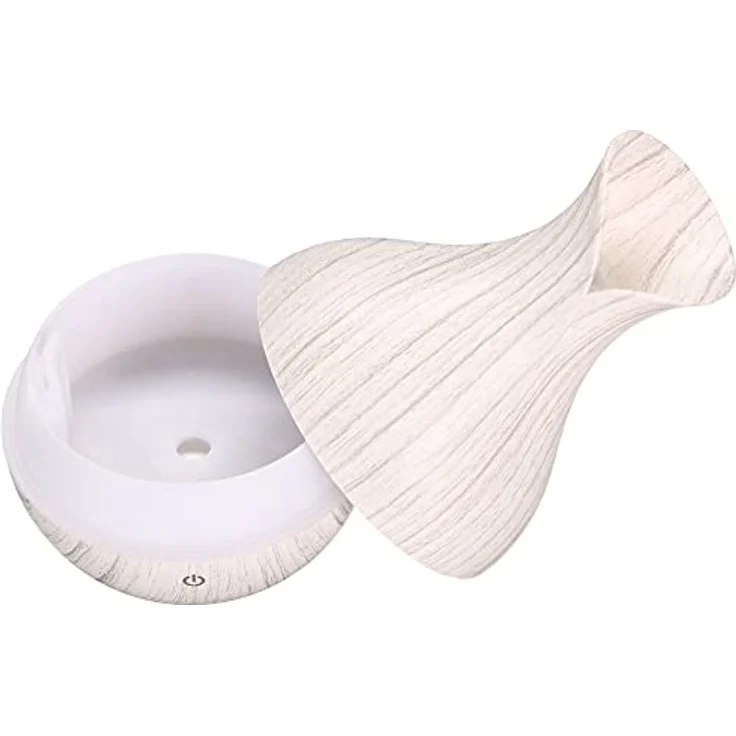 Sixtol Aroma difuzer Bloom bílé devo 200ml - Design Aroma Diffuser Weiss Holz zur Luftbefeuchtung – Bild 2