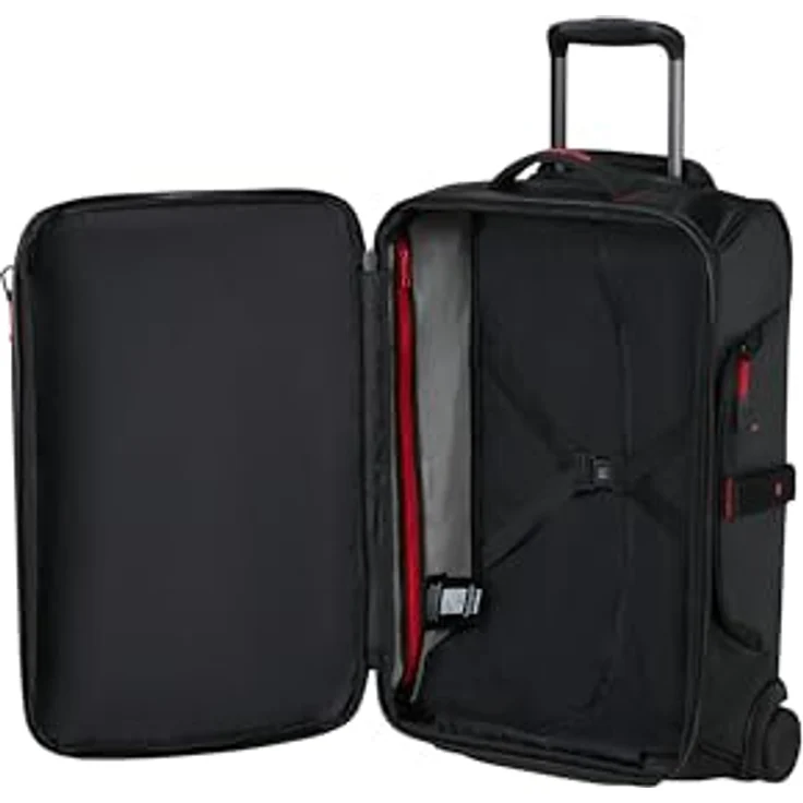 Samsonite Paradiver Light, 2 Rollen Reisetasche aus 100% Nylon, 55 cm, schwarz – Bild 5