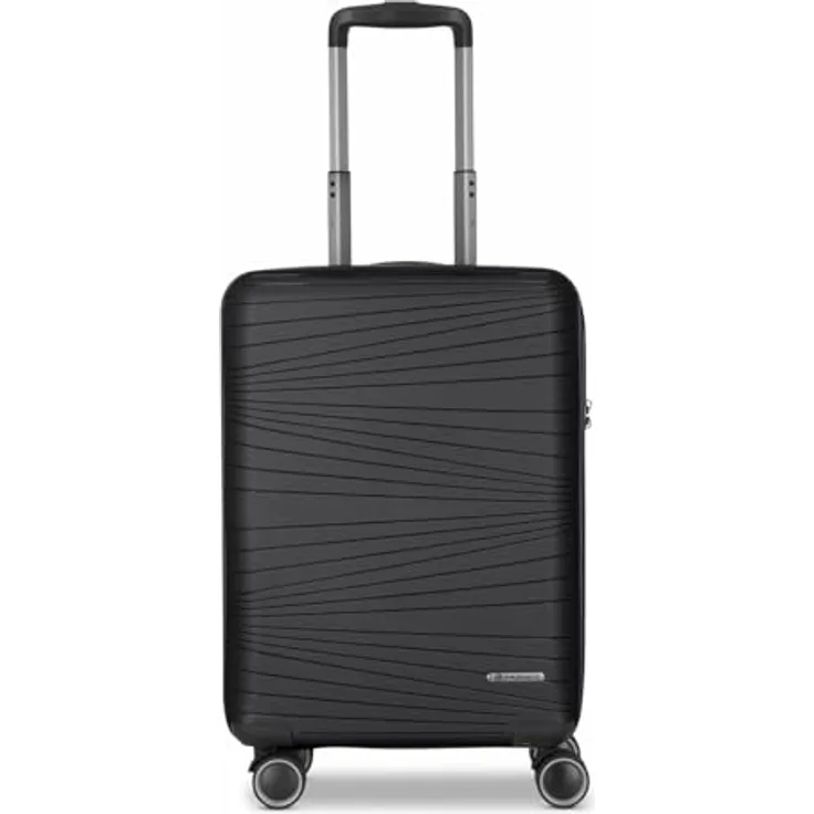 Franky Dallas 3.0 Hartschalen-Trolley mit 4 Rollen S 55 cm | Ausgestattet mit TSA-Schloss, Dehnfalte, Innenfächer, Leicht | Carry on Luggage für Männer-Frauen - Ideal für Flug-Geschäftsreisen