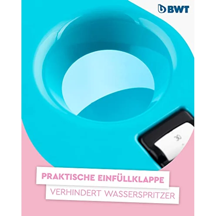 BWT Wasserfilter Vida Petrol 2,6L | Filter mit 1 Magnesium Filterkartusche | Wasserfilter Trinkwasser | Für Speisen & Getränke | Filtert Kalk, Chlor, Blei & Kupfer – Bild 5