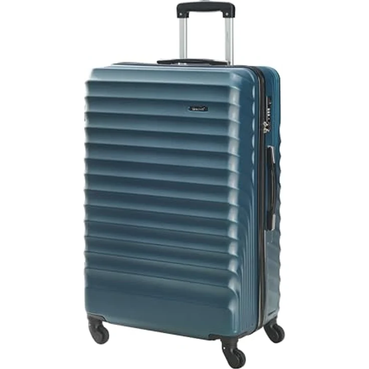 pro.tec Pona Koffer Set 3-teilig, ABS Hartschalenkoffer mit 4 Rollen, TSA Zahlenschloss, inkl. Kofferwaage und Gepäckanhänger, blau – Bild 3