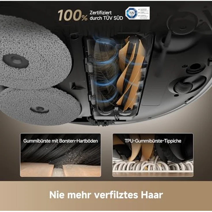 Dreame X50 Ultra White - 14.4V, 20,000 Pa Suction, 270 Min Runtime, Fall & Obstacle Sensors – Bild 4