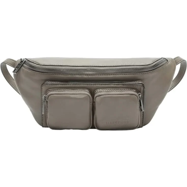 Liebeskind Maia Gürteltasche M, 100% Leder, grau, 32 cm x 8 cm x 12 cm – Bild 1