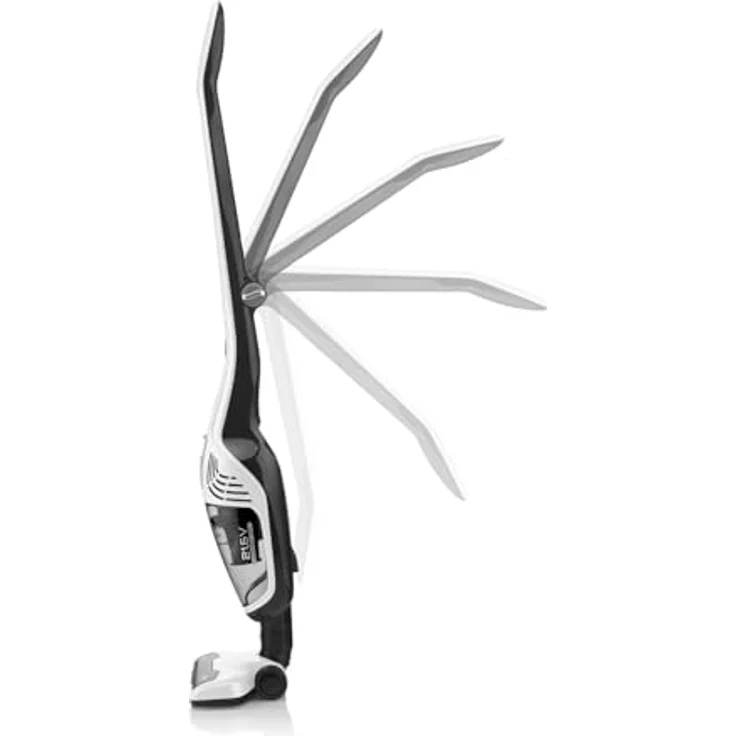 ETA Hand- und Akkustaubsauger Moneto II I 2in1 I Li-Ion Akku 21,6V I HEPA Filter I Rotierende Elektrobürste I Zyklon-Filtersystem I Weiß – Bild 3