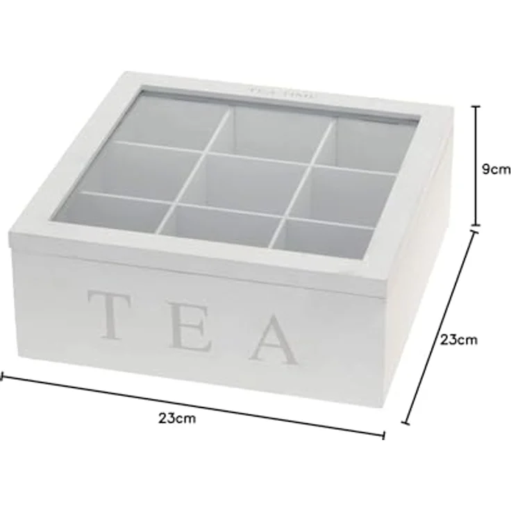 Home & styling collection Teebox, MDF, 9 Fächer – Bild 10
