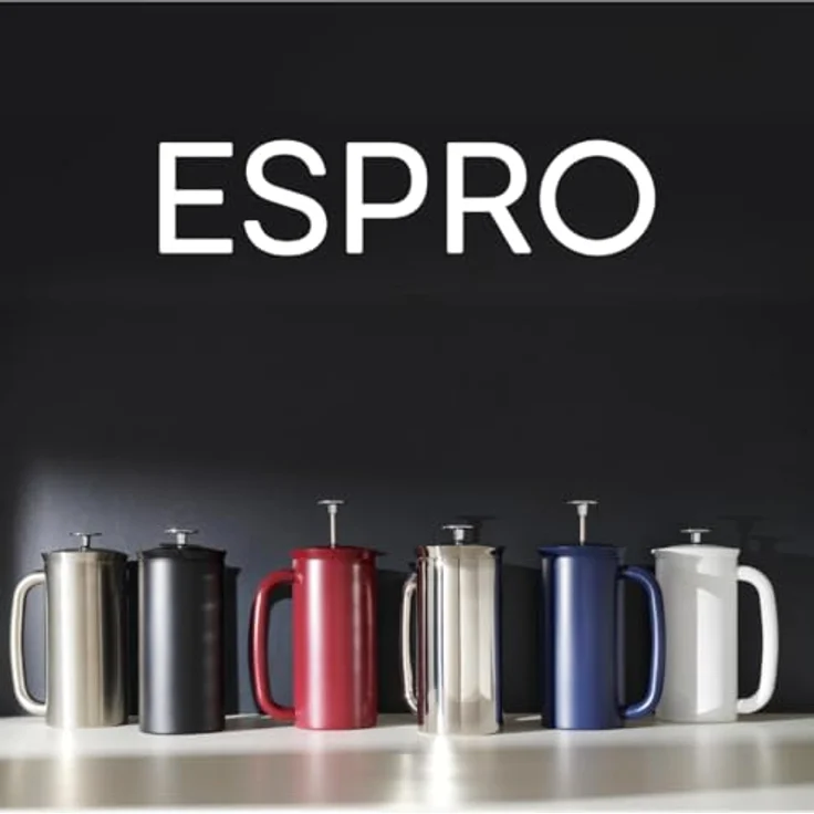 Espro French Press P7 Kaffeekanne, 0,53l, doppelter Mesh-Filter, Matte Black – Bild 6