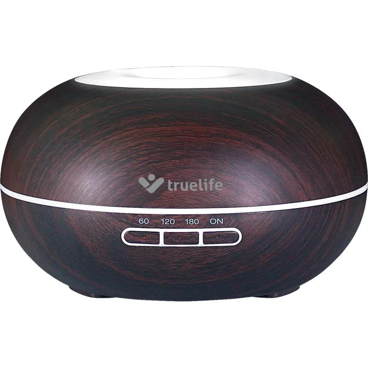 Truelife TLAIRDD5D, Ultraschall-Aroma-Diffusor, Braun, für Räume bis zu 30 m² geeignet