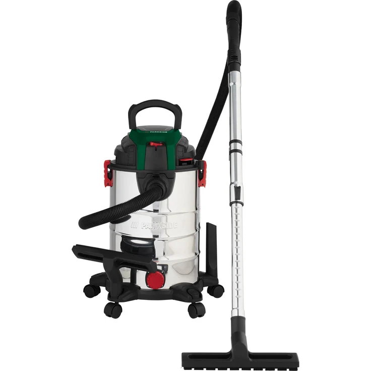 PARKSIDE® Nass-/Trockensauger »PWD 25 C4«, 1400 W, 240 Airwatt, 25 l Edelstahlbehälter, mit Teleskop-Saugrohr und Zubehör