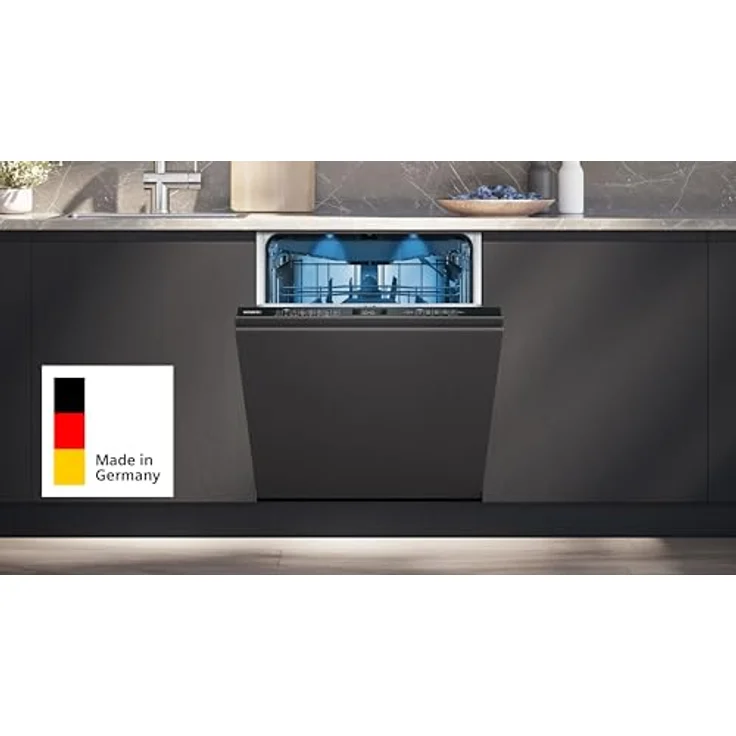 Siemens SN95EX22CE, iQ500, Vollintegrierter Geschirrspüler, 60 cm, 14 Maßgedecke, Energieeffizienzklasse A, varioScharnier, Home Connect-fähig, 42 dB(A) – Bild 3