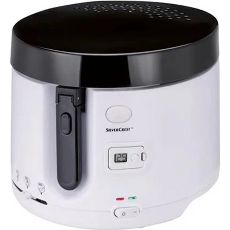 SilverCrest Fritteuse, »SFT 1900 A1« mit Timer, weiß