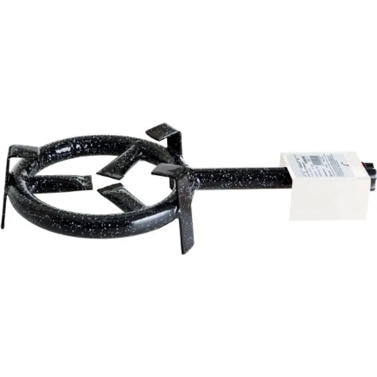 PaellaWorld Paella-Gasbrenner, 1-Brennring, Ø 20 cm, 5.0 kW bei 30 mbar, ideal für Paella Pfannen und Woks