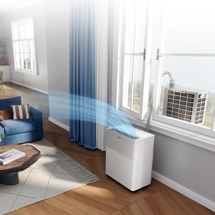 Midea PortaSplit Klimaanlage, 12.000 BTU, 3,5 kW, Kühlen & Heizen für Räume bis 42 m², Energieeffizienz A++/A+ – Bild 9