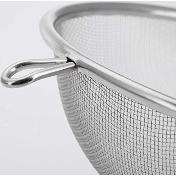 Westmark Sieb-Set 3tlg., Teesieb ø 7 cm + Haushaltssieb ø 16 cm + 20 cm, Traditionell, Kunststoff/Rostfreier Edelstahl, Silber/Schwarz 128122E6 – Bild 5