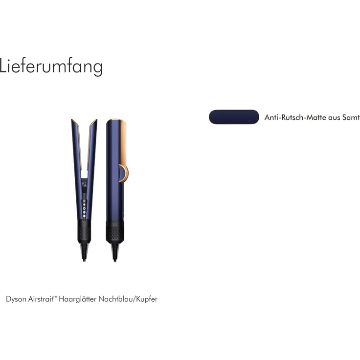 Dyson Airstrait nachtblau/kupfer – Bild 2