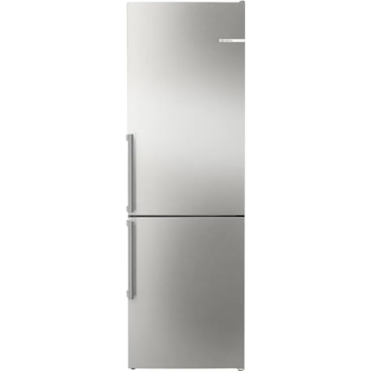 Bosch KGN36VIBT, Serie 4, Kühl-Gefrier-Kombination, 186 x 60 cm, 218 L Kühlen + 103 L Gefrieren, Edelstahl mit Antifingerprint, NoFrost, VitaFresh XXL für längere Frische, Flaschenablage, Optimal Fit