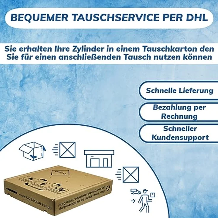 BlueCraft CO₂-Zylinder 425g für bis zu 60 Liter Sprudelwasser, geeignet für SodaStream Wassersprudler, abgefüllt in Deutschland – Bild 5