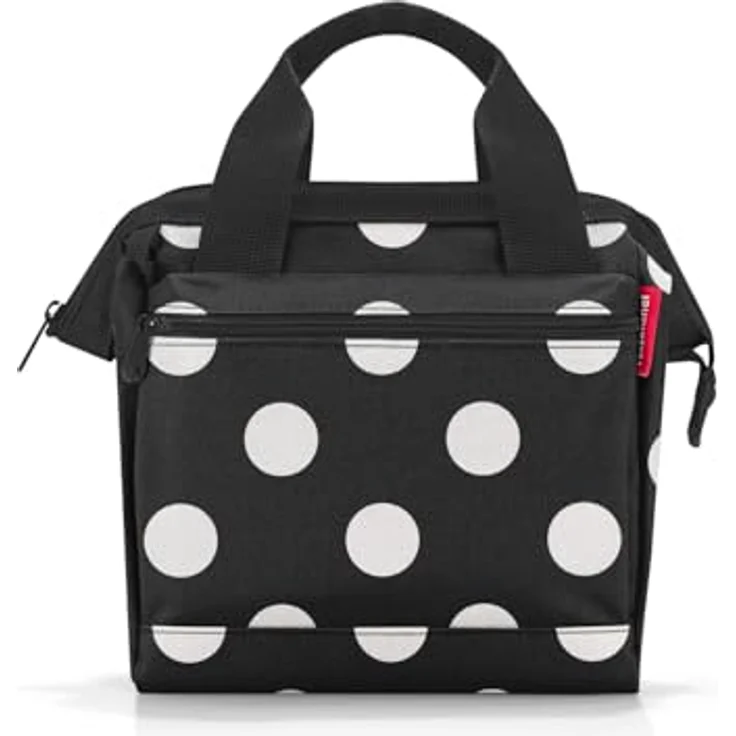 REISENTHEL® Umhängetasche Allrounder Cross Bag, Dots White, 4 Liter Volumen, wasserabweisend – Bild 2