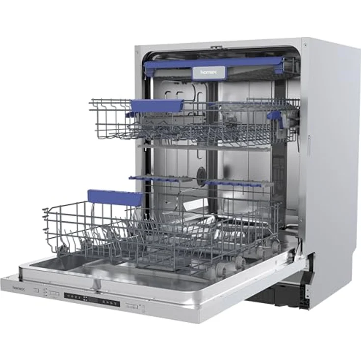 homeX DWFI601442A Geschirrspüler 60 cm, vollintegrierbar, 14 Maßgedecke, 8 Programme, leise mit 42 dB, Energieeffizienzklasse A – Bild 13