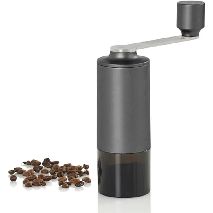 AdHoc MC11 Kaffeemühle Moro | Manuelle Mühle mit CeraCutXL Keramikmahlwerk, DirectDrive-Kurbel, stufenlos einstellbar, CAP-System & Aromaschutz, dark grey – Bild 3