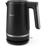 Philips HD9395/90 electric kettle, Wasserkocher, Schwarz - Doppelwandig, Edelstahl Topfeinsatz, Tassenanzeige